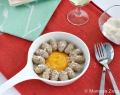Bread Malfatti with Butter and Pumpkin Cream