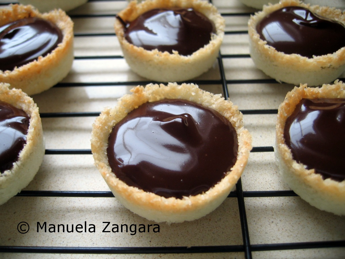 Chocolate and Coconut Tartelettes