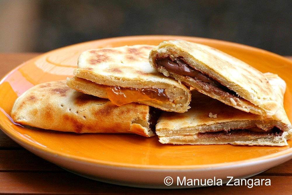 Piadine with sweet fillings