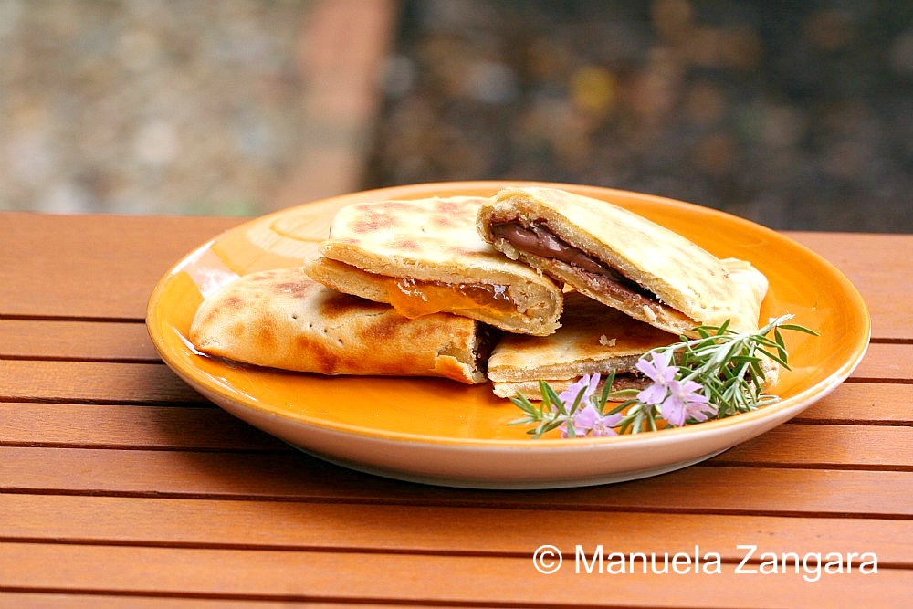 Piadine with sweet fillings