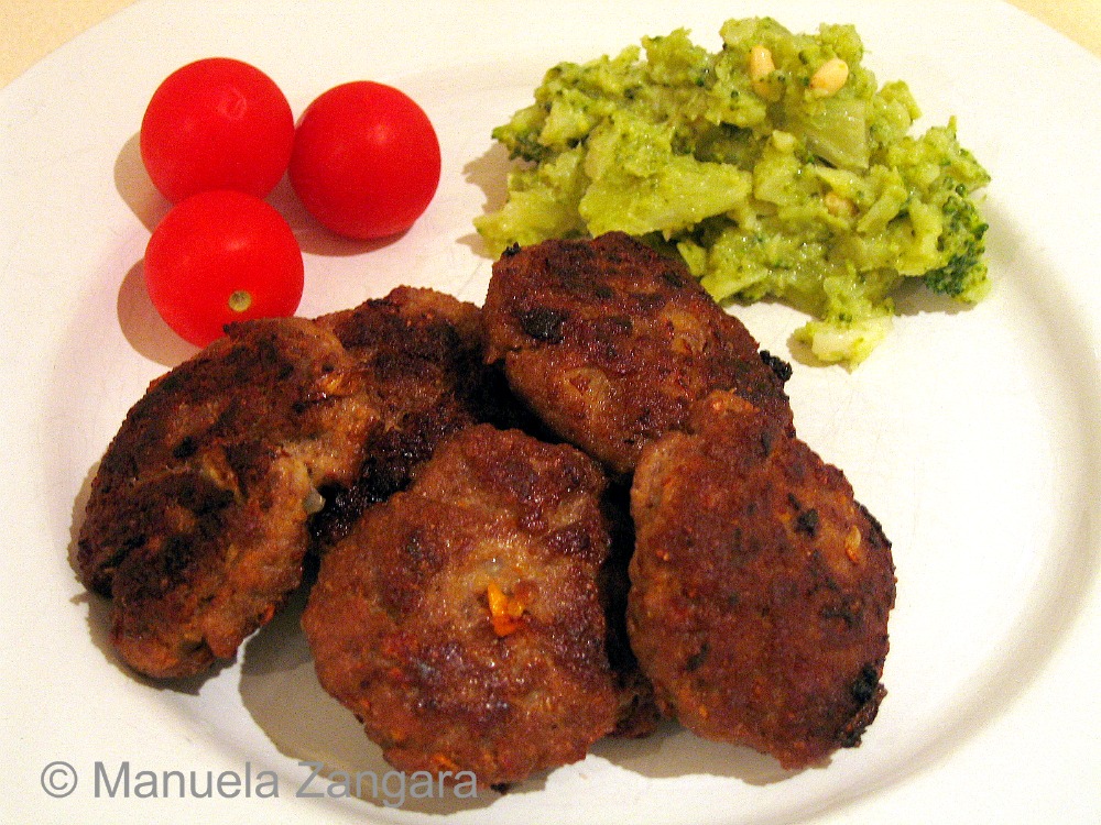 Beef and vegetable patties