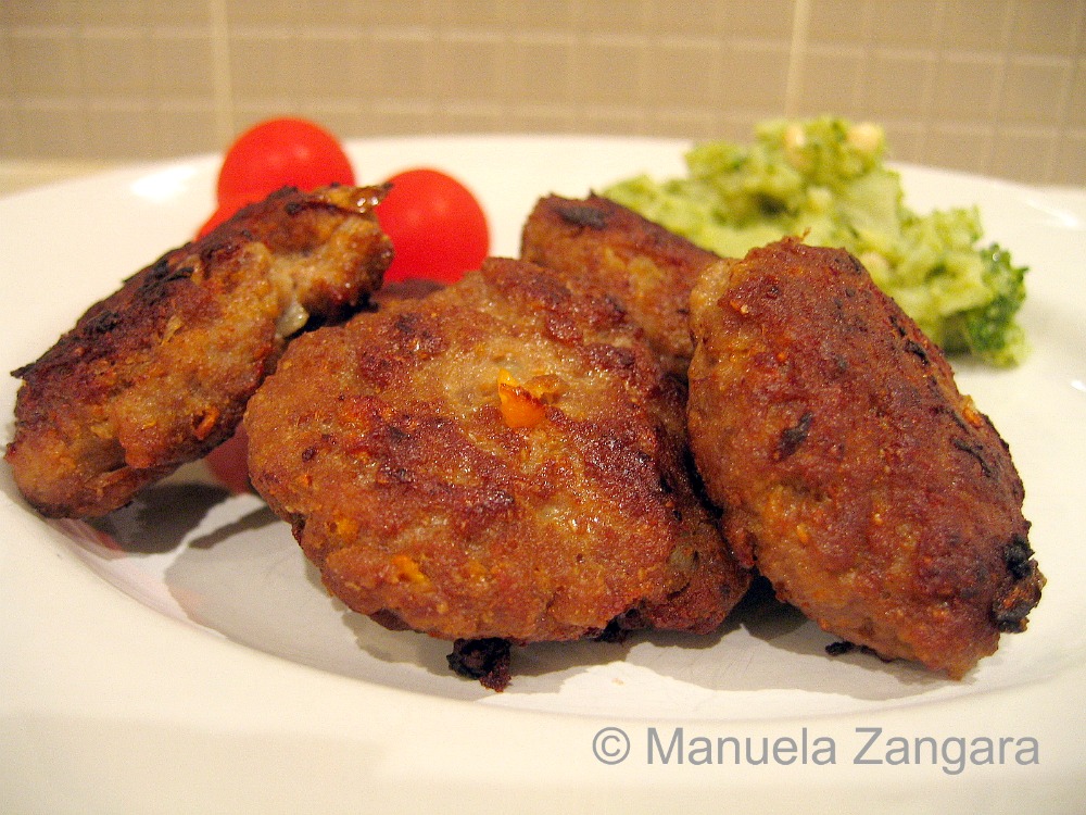 Beef and vegetable patties