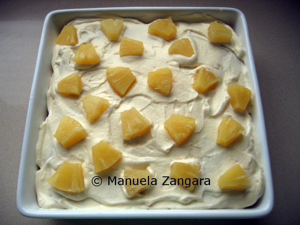 Pineapple layered dessert