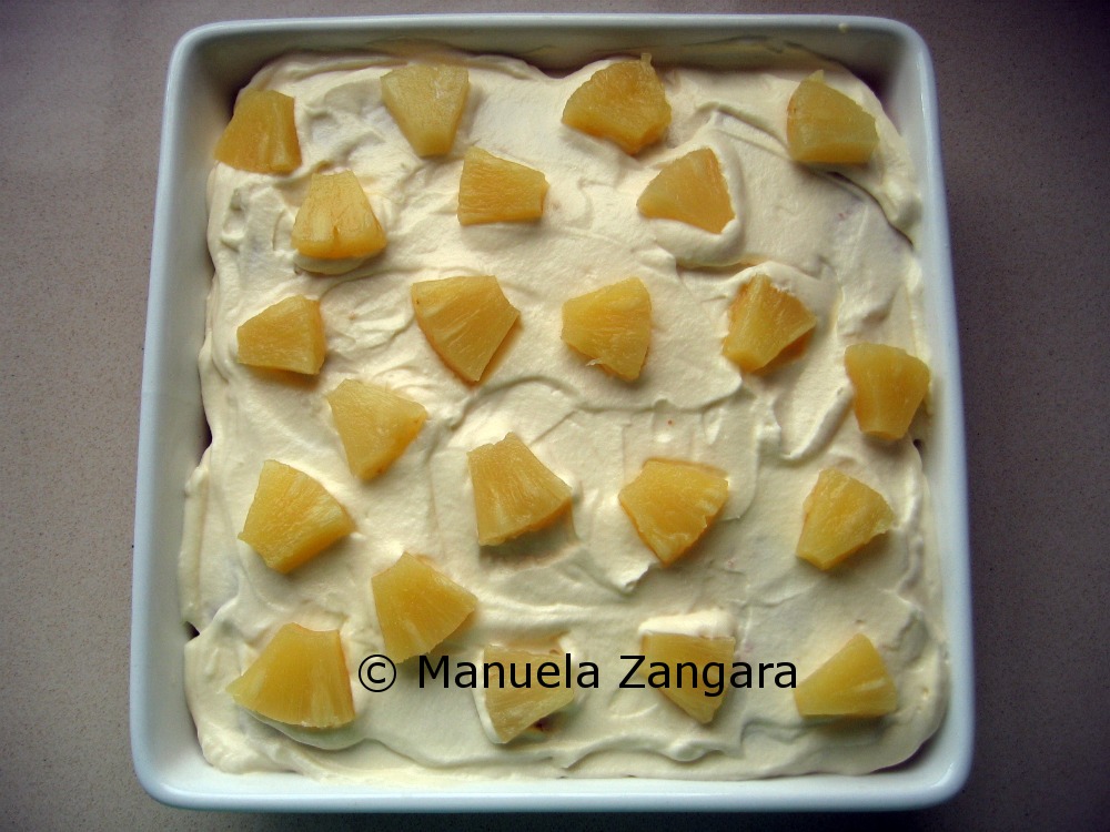 Pineapple layered dessert