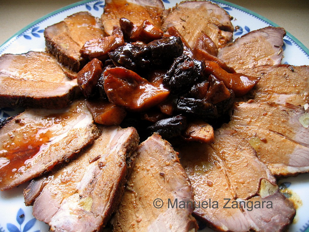 Pork Roast with Apples and Prunes