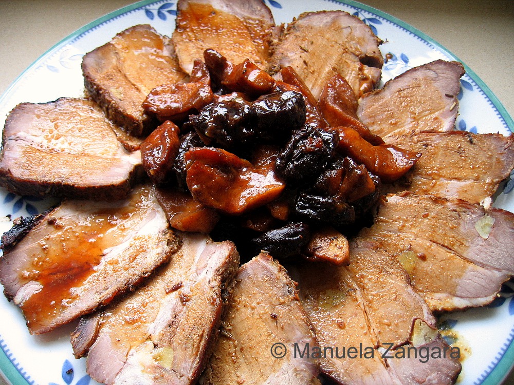 Pork Roast with Apples and Prunes