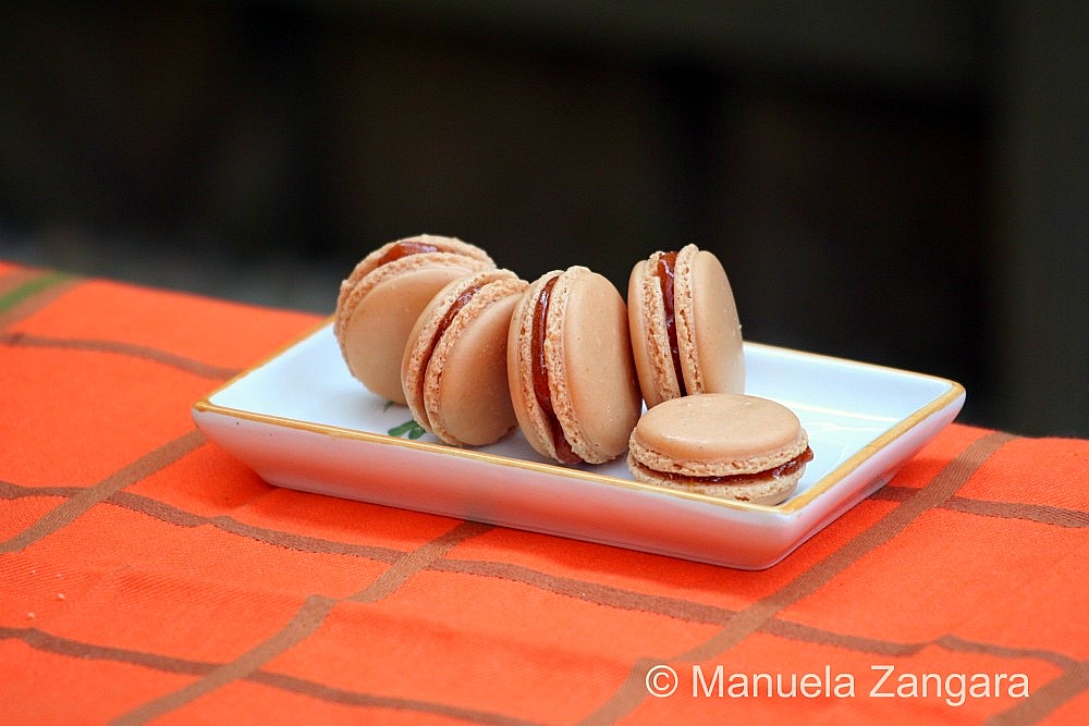 Quince Jelly Macarons
