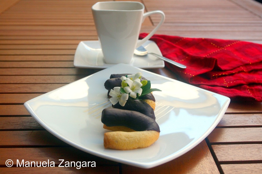 Chocolate and Almond Cookies