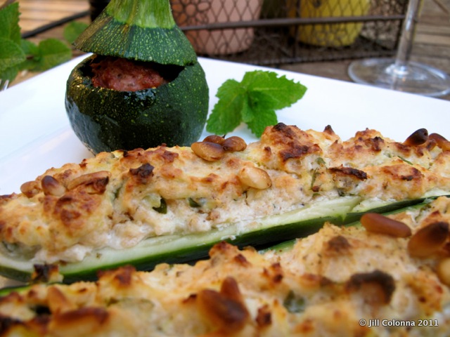 Corsican Stuffed Courgettes