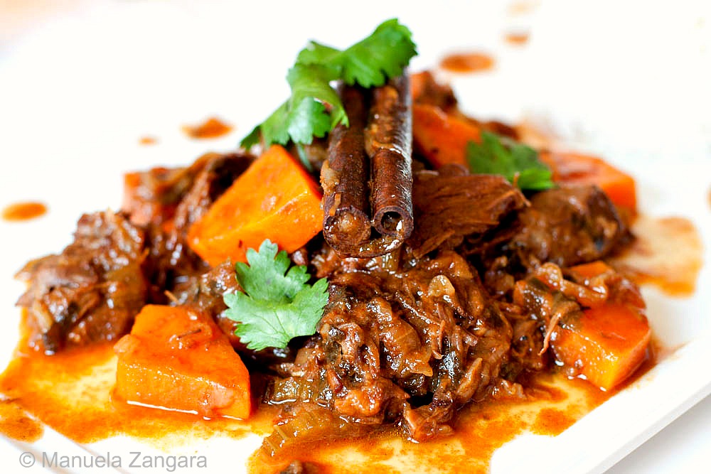 Beef Braised in Rooibos Tea with Sweet Potatoes