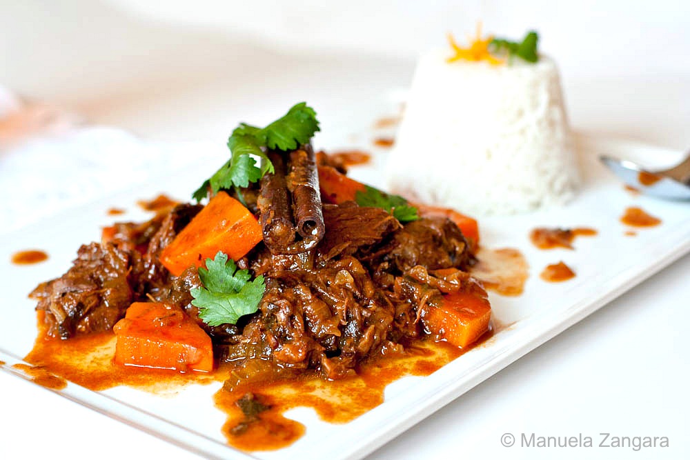 Beef Braised in Rooibos Tea with Sweet Potatoes