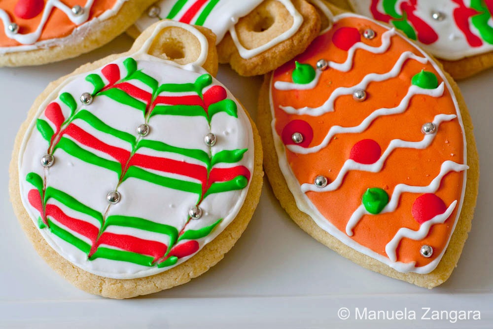 Christmas Tree Ornament Sugar Cookies