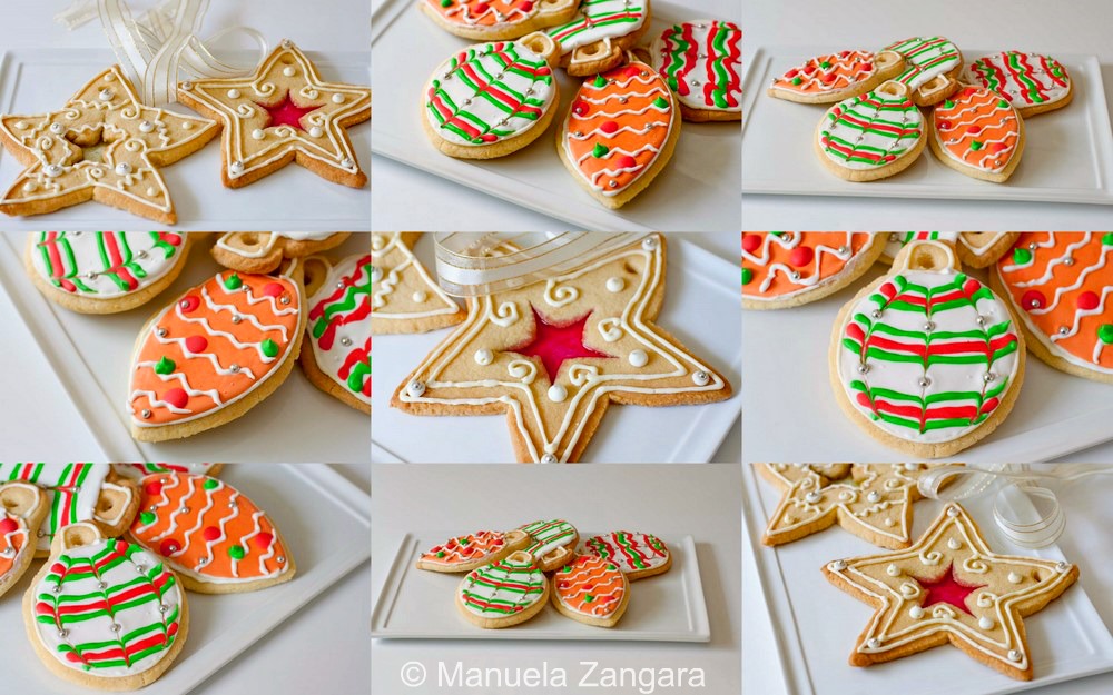 Christmas Tree Ornament Sugar Cookies