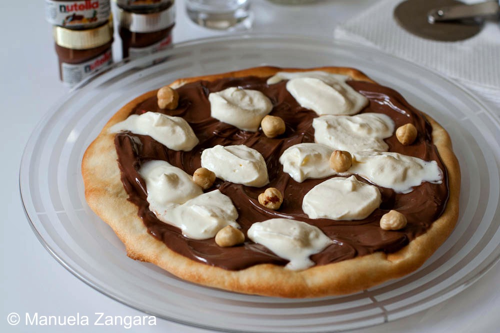 Nutella pizza