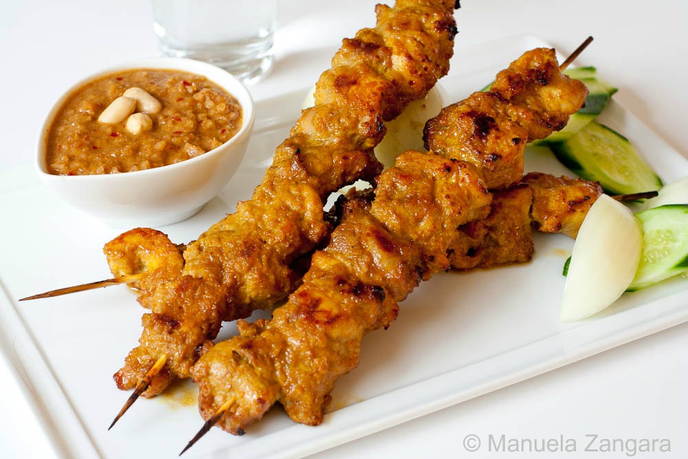 Satay Chicken and Peanut Sauce