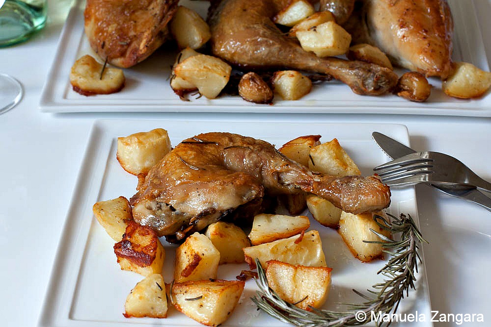 Roasted Chicken with potatoes