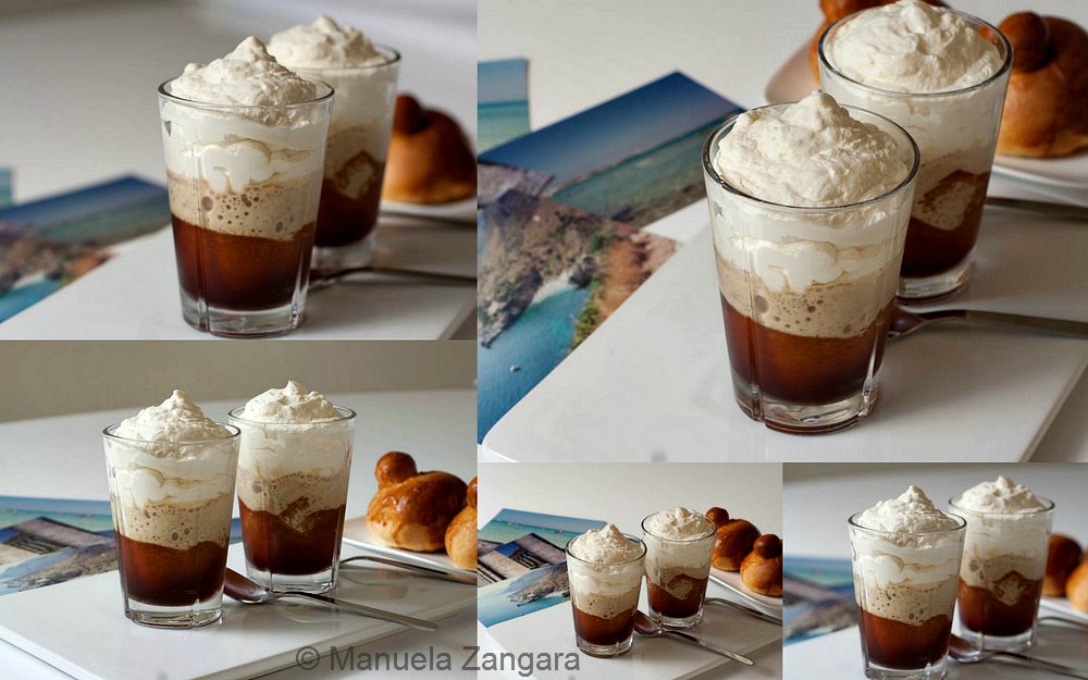 Typical Sicilian Coffee Granita with Cream Stock Image - Image of cake, beach: 229032089