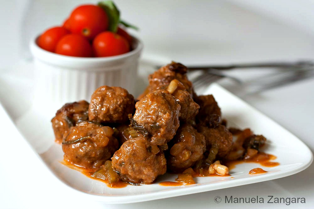 Beef Meatballs Agrodolce