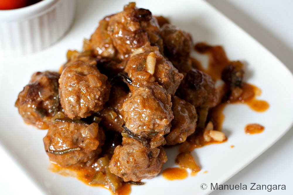 Beef Meatballs Agrodolce