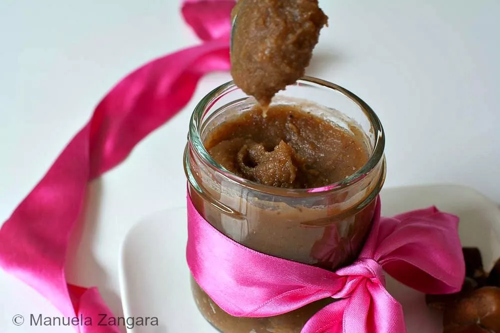 Chestnut and Vanilla Cream Spoonful of rich Crème de Marron, the classic French chestnut spread made with vanilla.