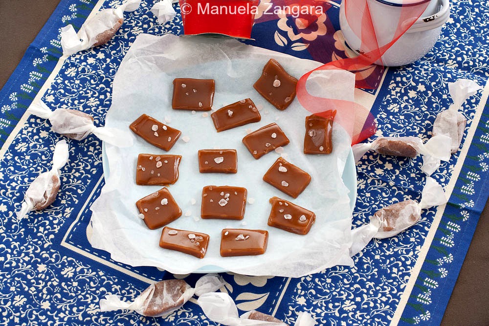 Soft Vanilla and Pink Salt Caramels