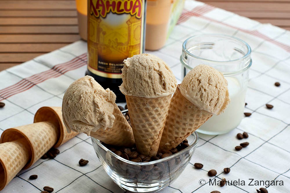 Coffee and Kahlua Gelato