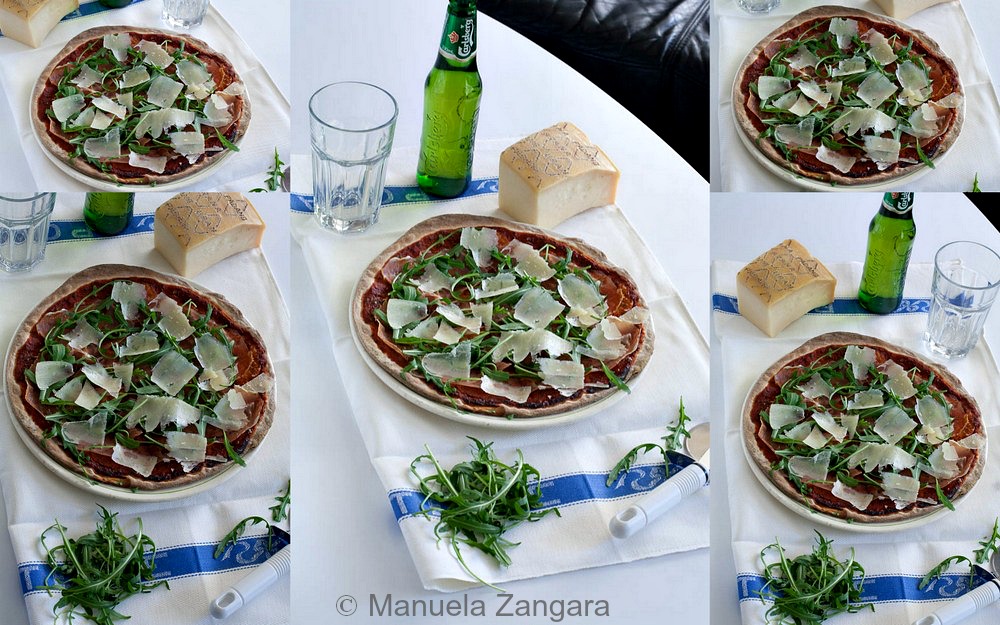 Prosciutto, Rocket and Grana Cheese Pizza
