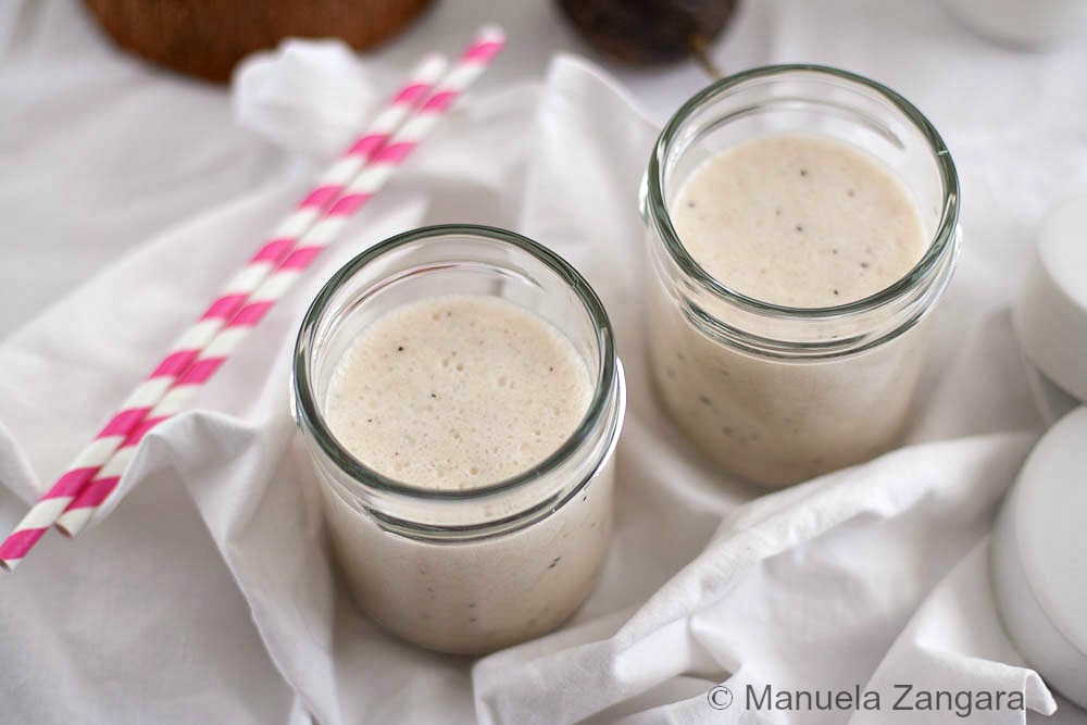 Banana, Coconut and Passion Fruit Smoothie