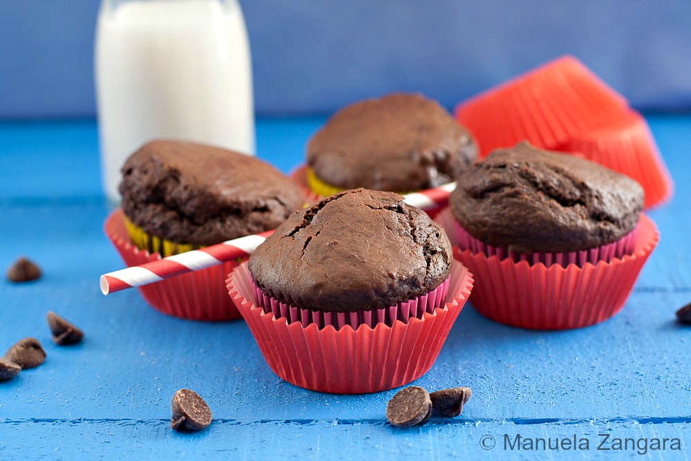Chocolate Chocolate Chunks Muffins