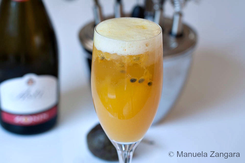 Mango and Passion fruit Cocktail