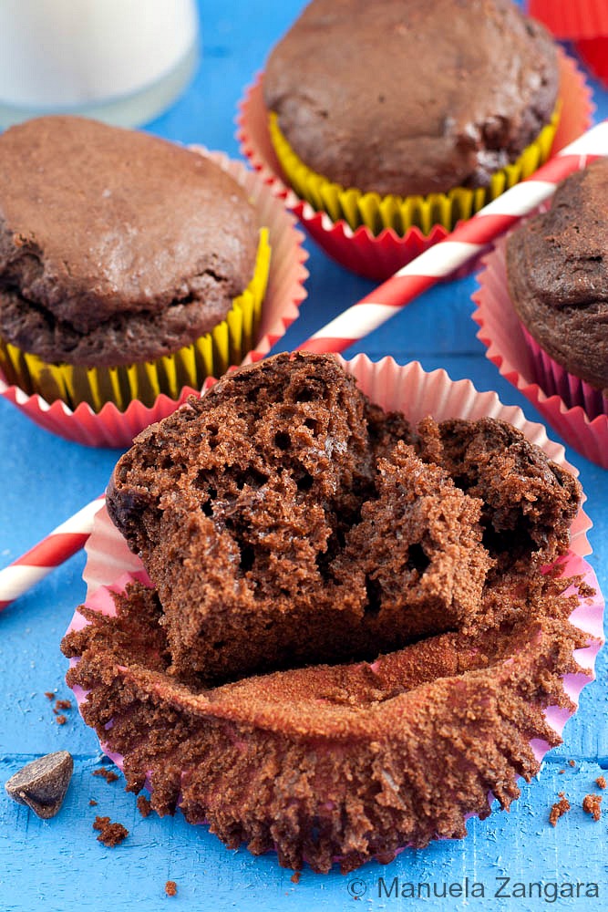 Chocolate Chocolate Chunks Muffins