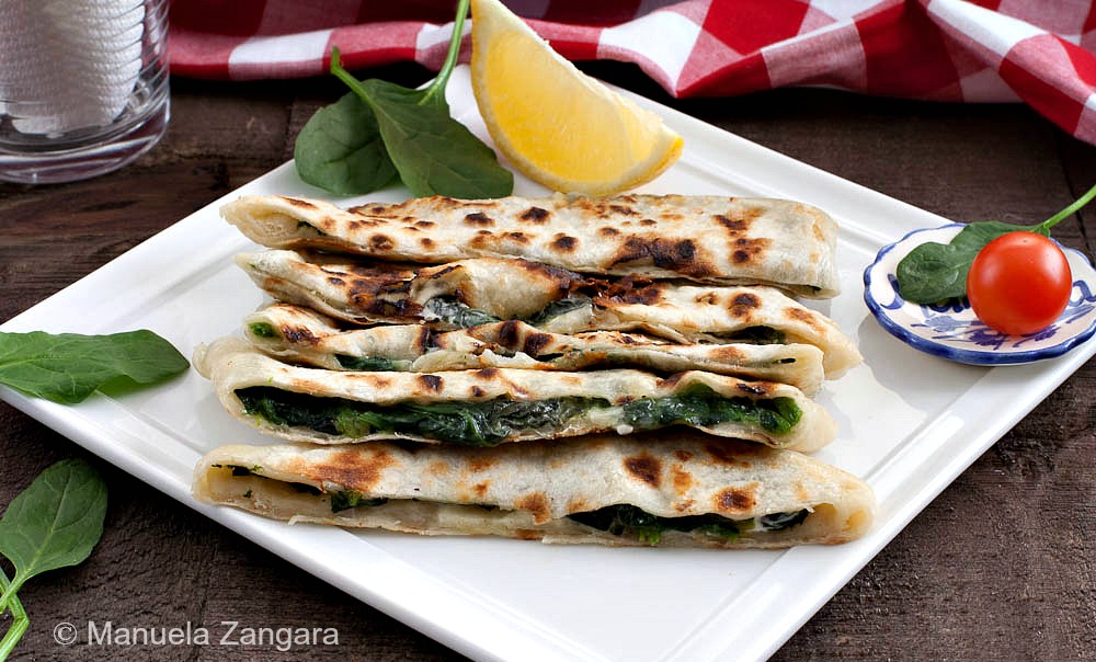 Spinach and Feta Gozleme