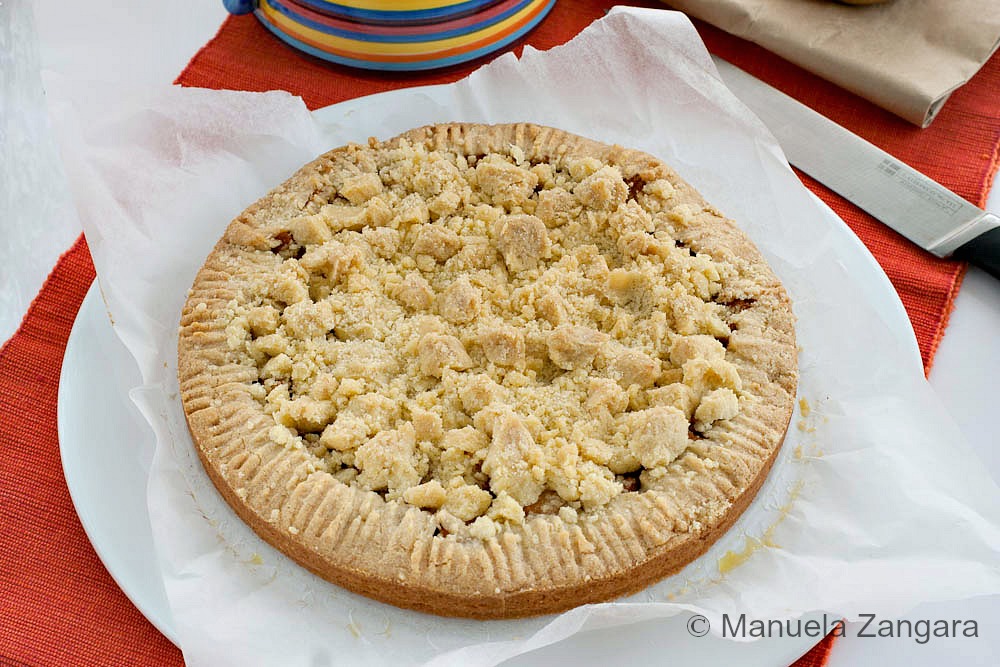 Apple Crostata with Streusel Topping