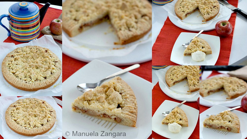 Apple Crostata with Streusel Topping