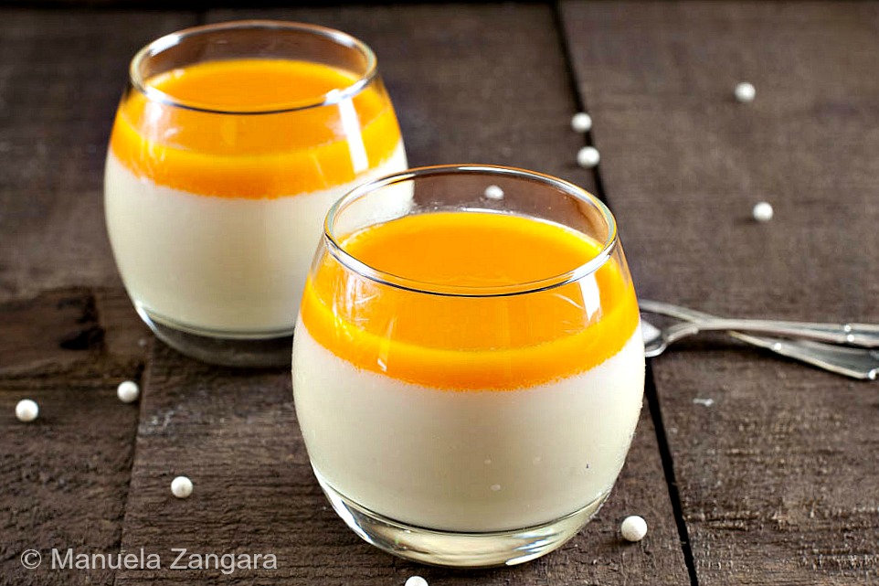 Jasmine and Mango Panna Cotta