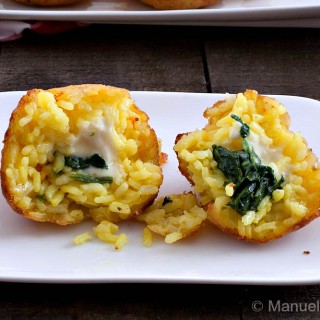 Arancine with Spinach