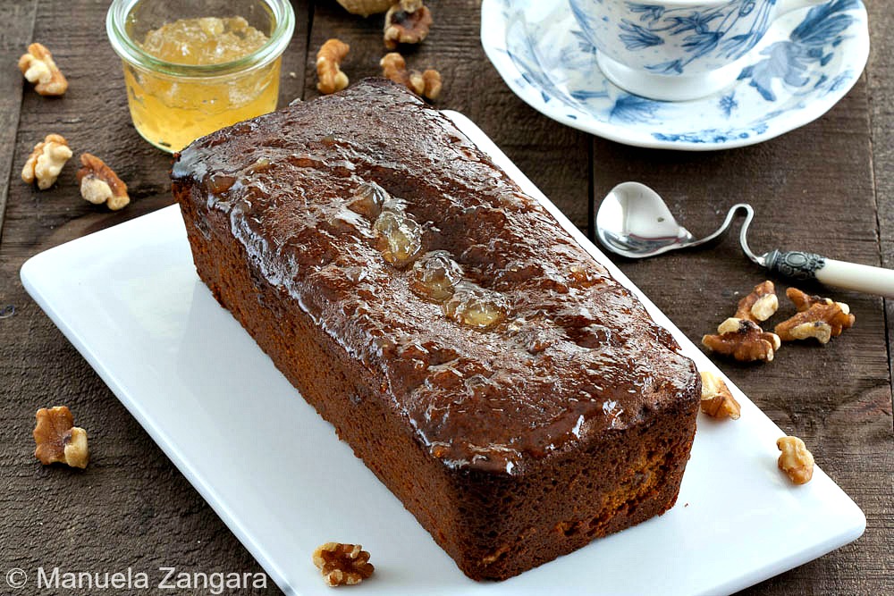 Sticky Ginger Marmalade Tea Loaf