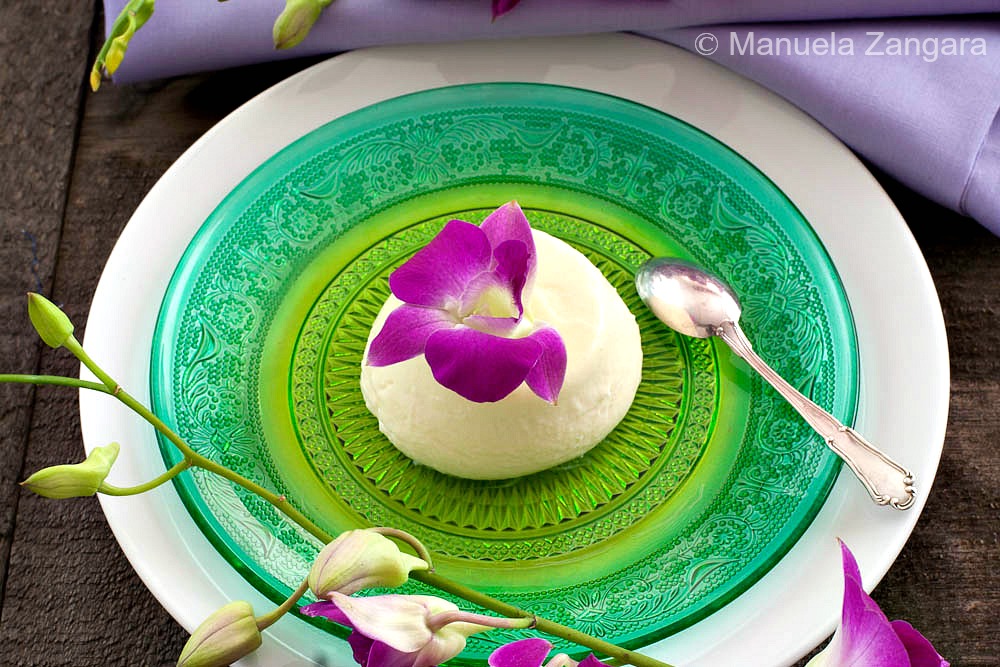 Orchid Panna Cotta