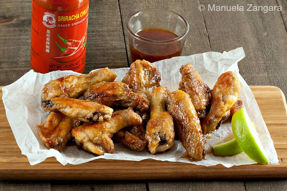 Maple and Sriracha Chicken Wings