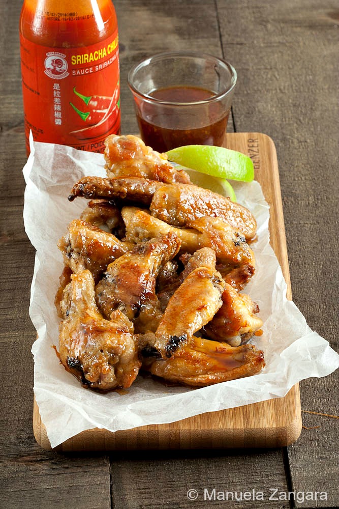 Maple and Sriracha Chicken Wings