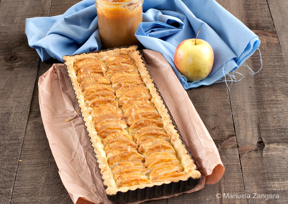 Apple and Dulce de Leche Tart