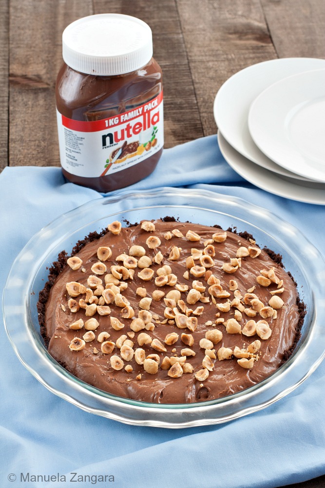 Nutella and Mascarpone Pie