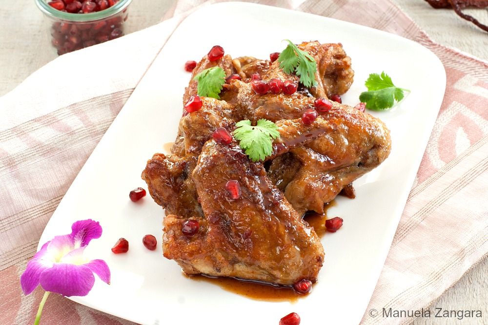 Pomegranate Chicken Wings