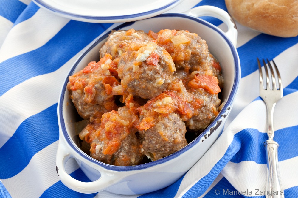 Meatballs in Tomato and Pecorino Romano Sauce