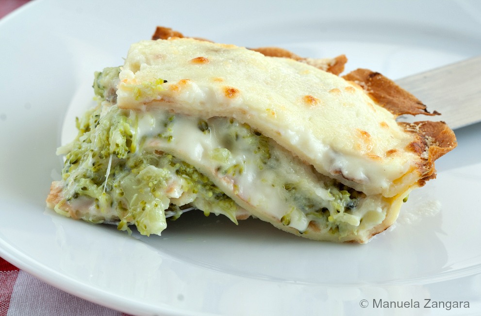 Crespelle Cake with Broccoli