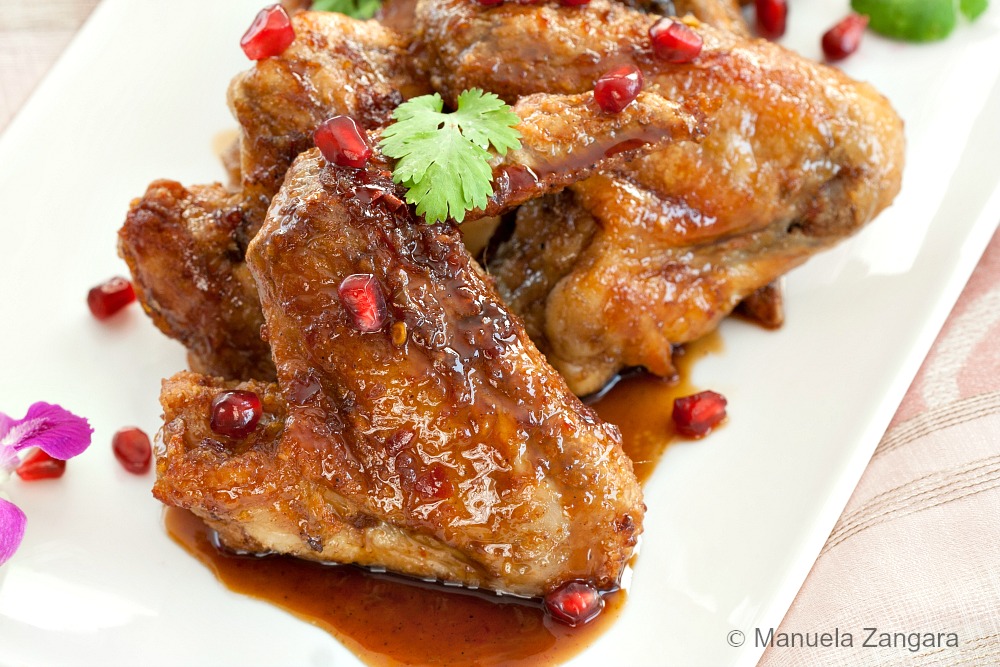 Pomegranate Chicken Wings