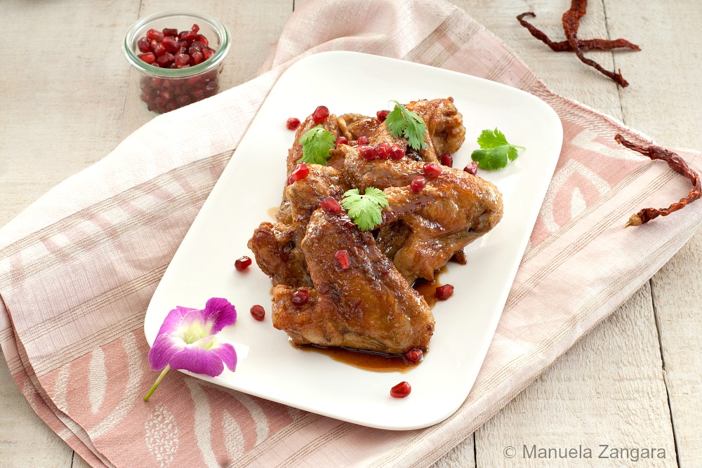 Pomegranate Chicken Wings