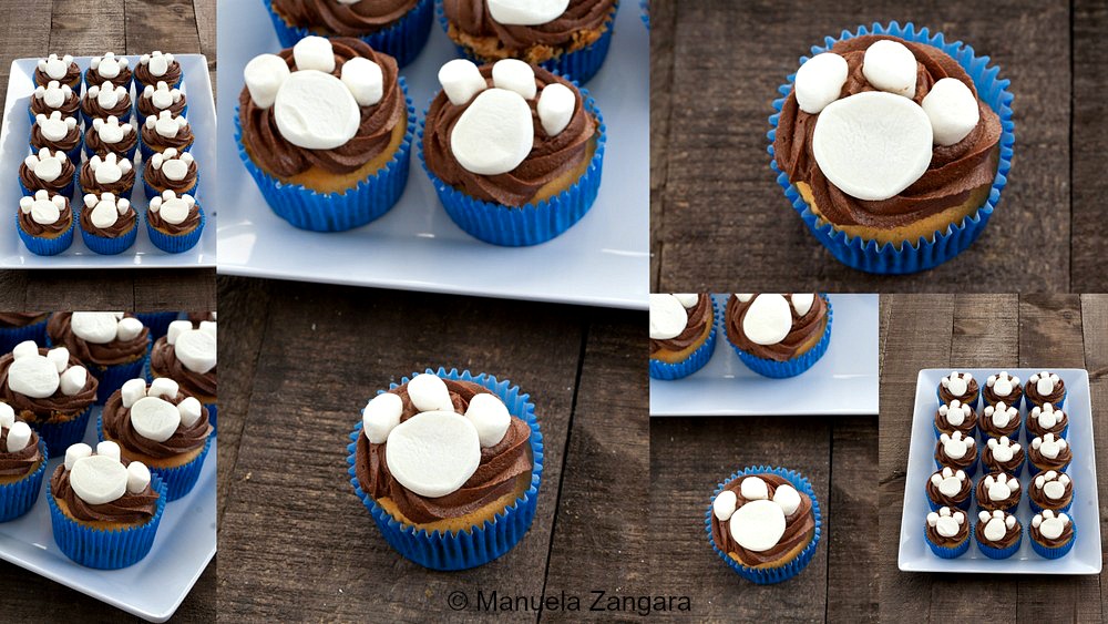 Paw Print Cupcakes