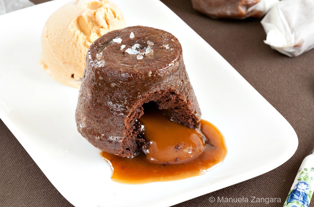 Salted Caramel Lava Cakes