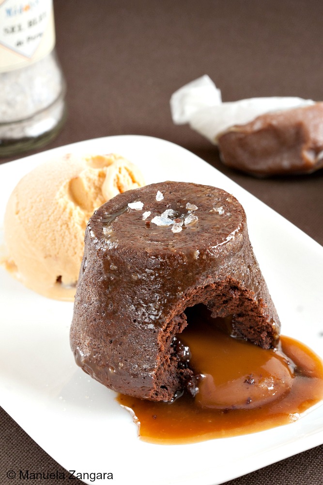 Salted Caramel Lava Cakes